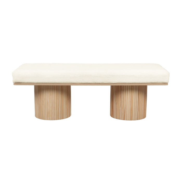 Sagano - Bench - Natural / White