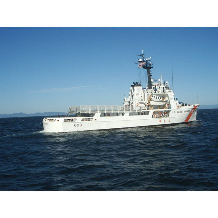 Hand Painted Model Boat (624524) - White