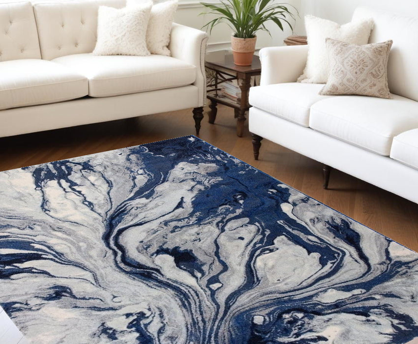 9' x 13' Area Rug - Blue