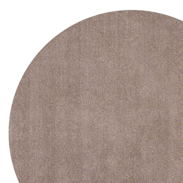 8' Round Indoor Shag Rug - Beige