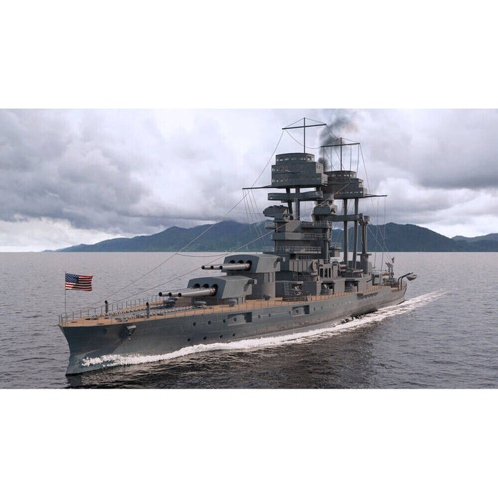 Hand Painted Model Boat (624333) - Gray