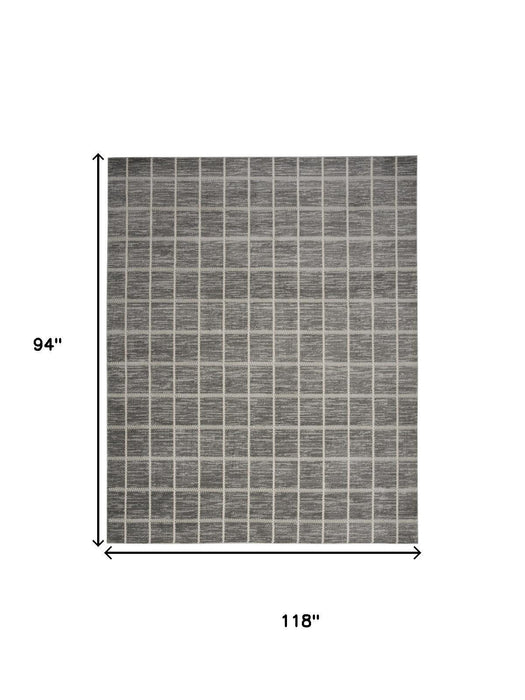 8' X 10' Geometric Area Rug (553177) - Gray