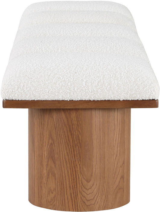 Pavilion - 5 Piece Modular Bench With Walnut Base