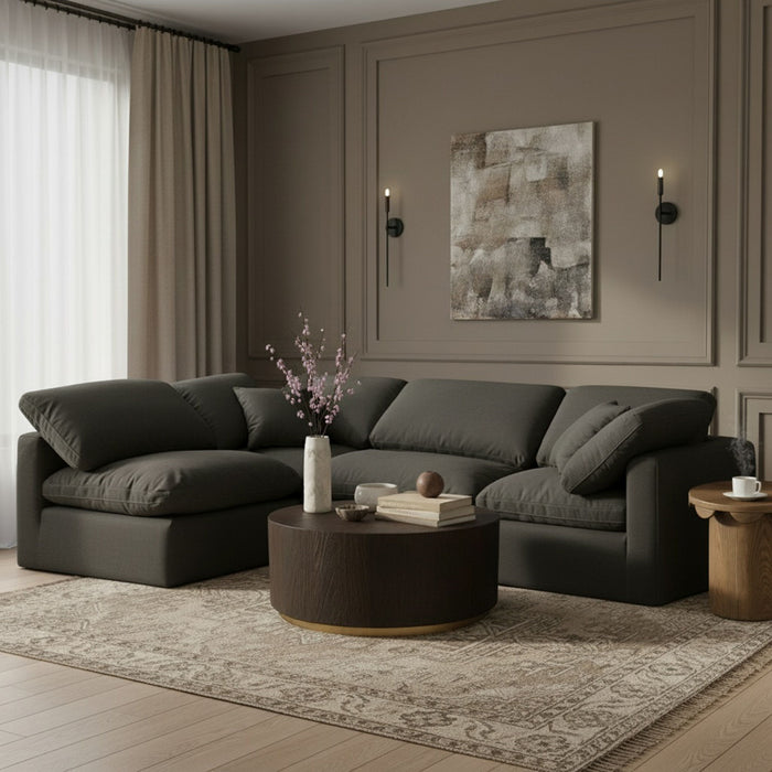 Indulge - Linen 4 Piece Modular Sectional