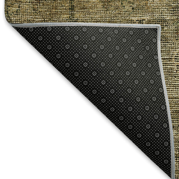10' X 14' Southwestern Washable Area Rug With UV Protection - Brown / Beige