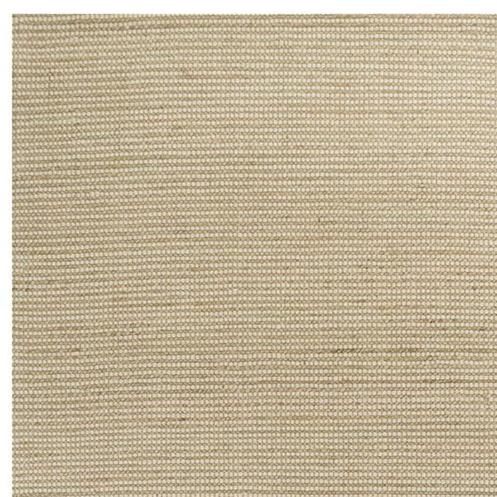 6.5' x 9.5' Wool Hand Woven Area Rug - Tan And Ivory