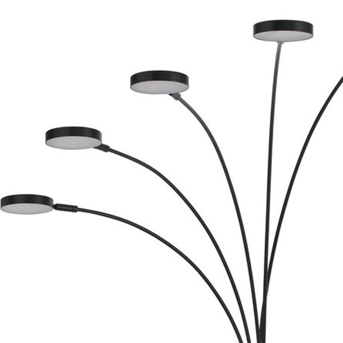 82" Five Light LED Arc Floor Lamp - Bronze