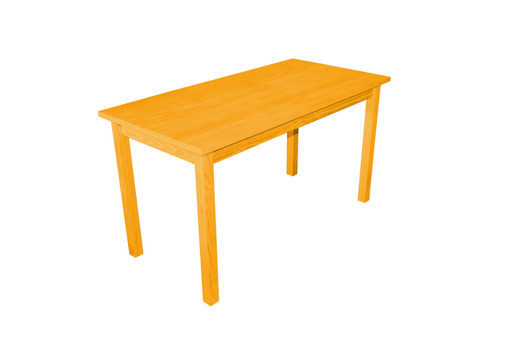 60" Solid Wood Dining Table - Goldenrod
