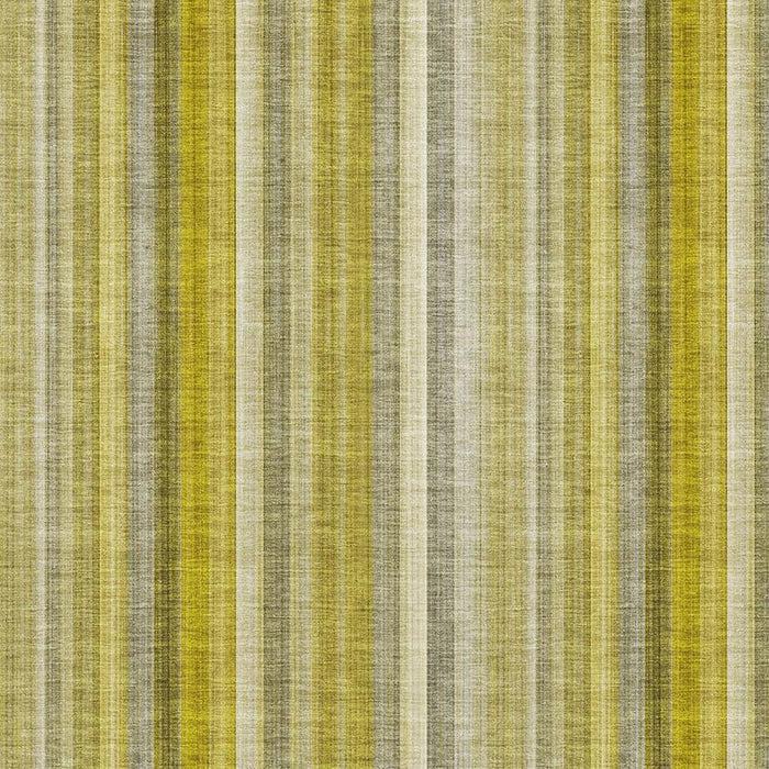 10' X 14' Striped Washable Area Rug With UV Protection (648376) - Gold / Ivory