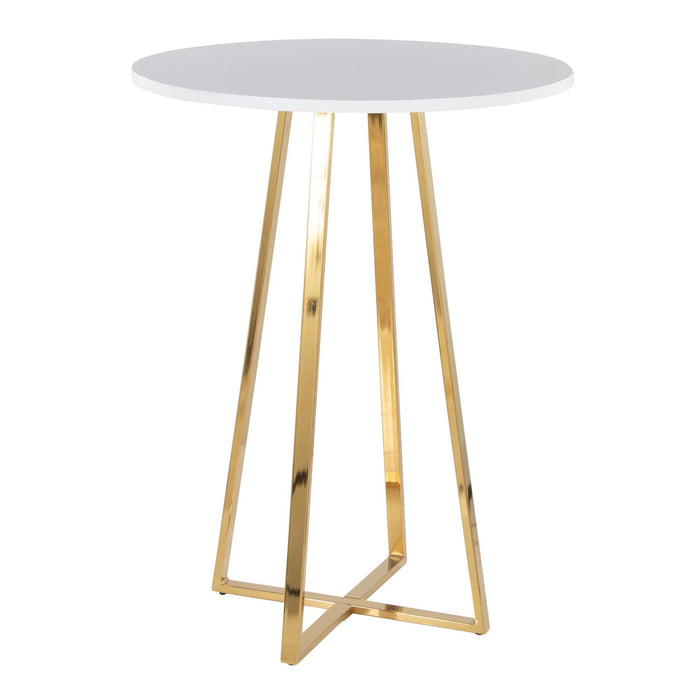 Cosmo - Counter Table - Gold Metal