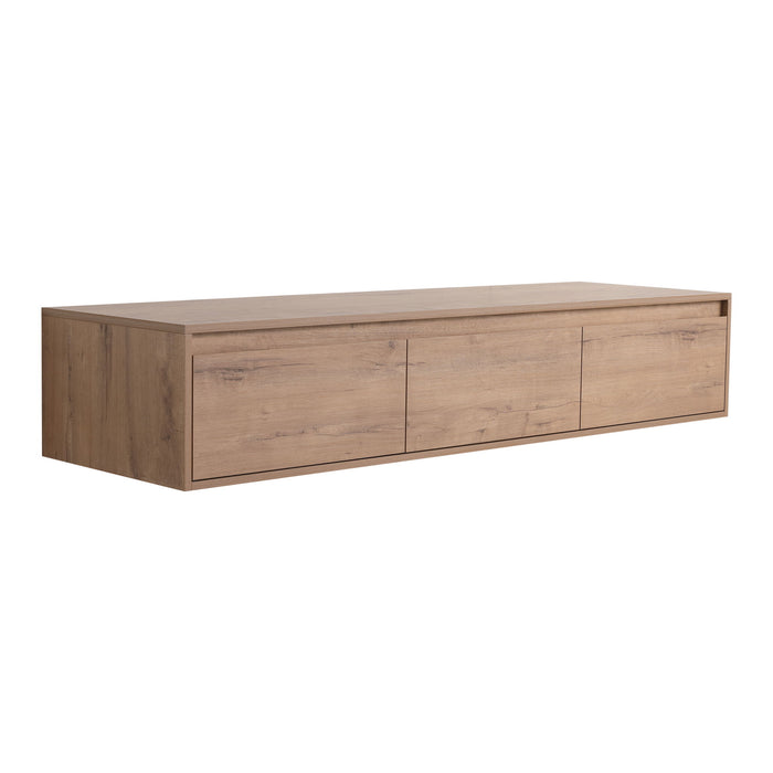 Giga modern minimalist bathroom vanity with soft-close drawers and floating mount design, sleek and functional for contemporary bathrooms.