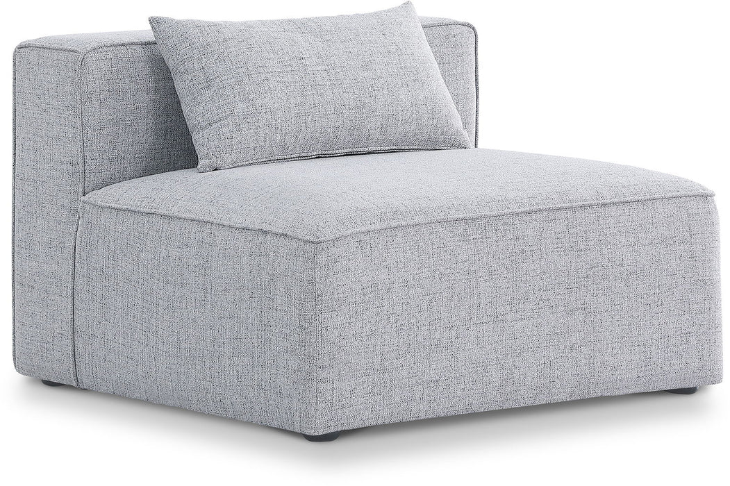 Cube - Linen Armless Chair