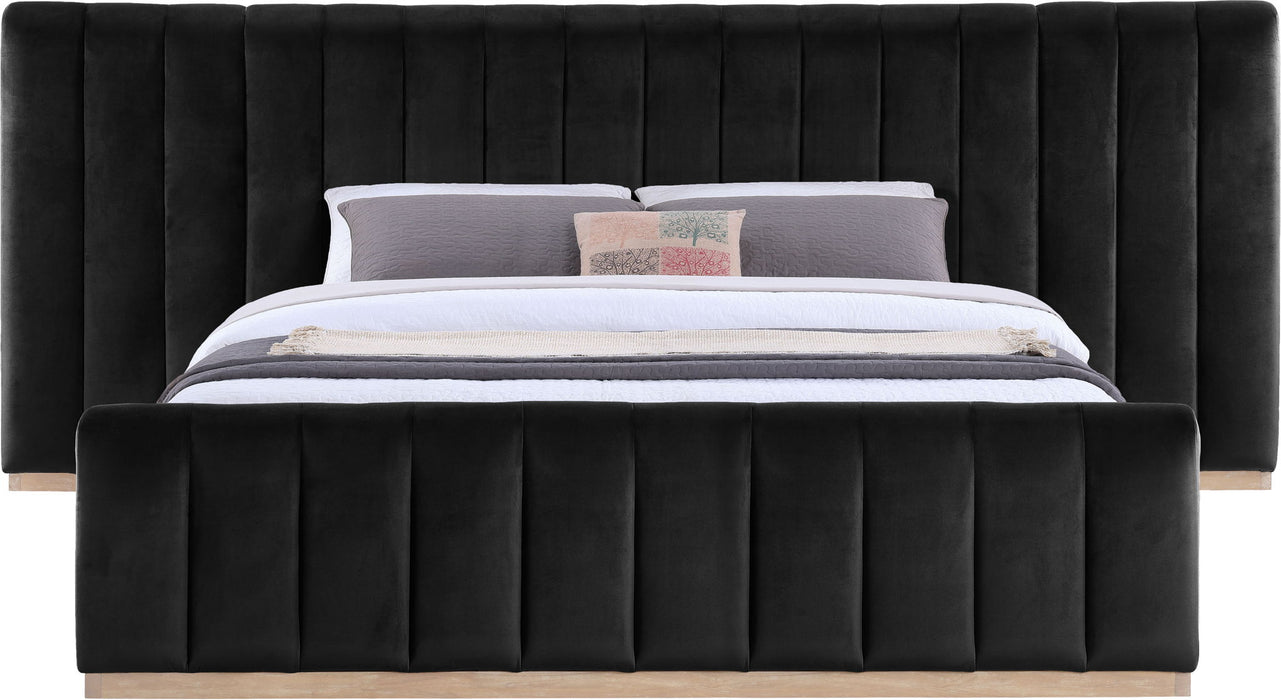 Amara - Velvet Upholstered Bed