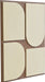 Mango wood wall decor by Meridian Furniture featuring two-piece wall art with natural wood grain and modern design.
