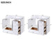 Giga shaker free-standing bathroom vanity cabinet with sink, featuring soft-close drawers and doors, modern design, and wood finish.