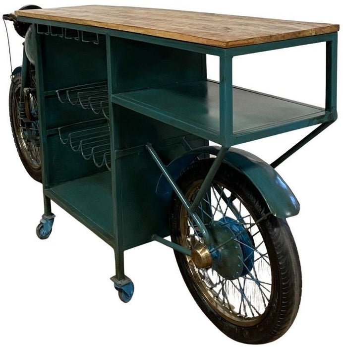 22" X 86.5" X 40" Tmph Bike Bar - Green