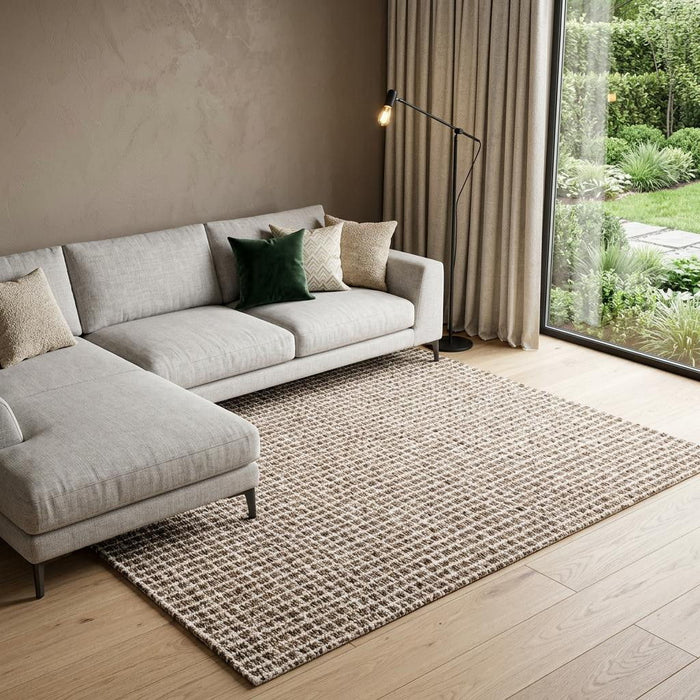 8' X 11' Geometric Area Rug (723682) - Brown / Gray
