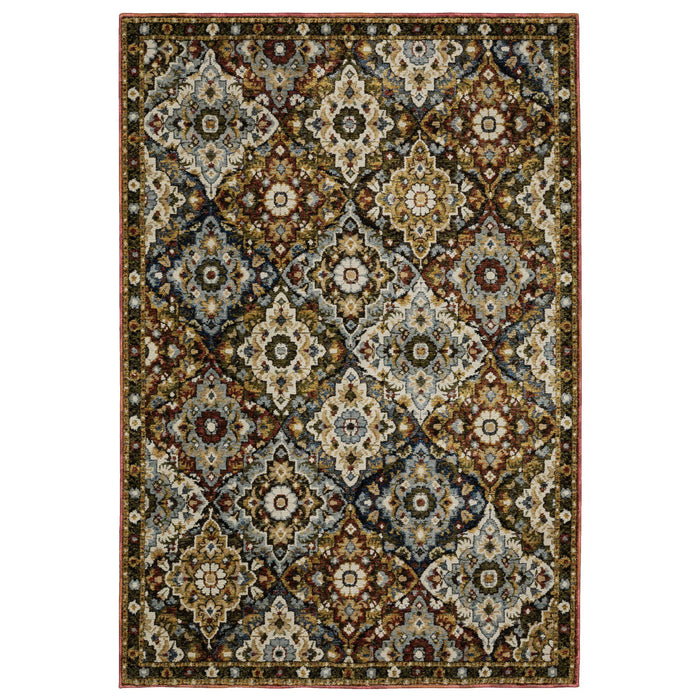 10' X 13' Medallion Area Rug - Red
