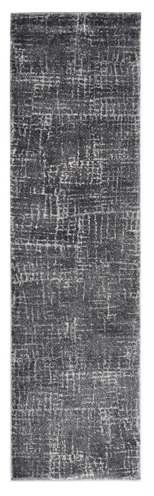 9' x 13' Machine Woven Scratch Indoor Area Rug - Gray