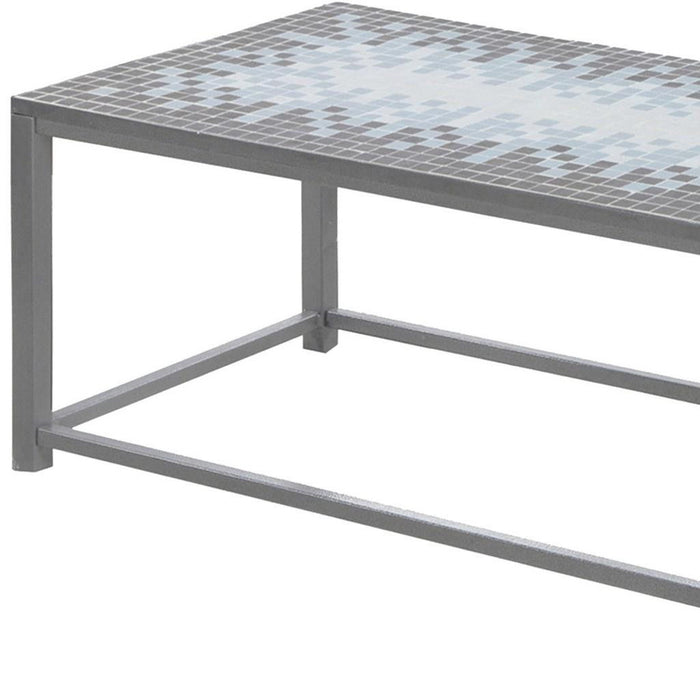 Metal Coffee Table - Gray
