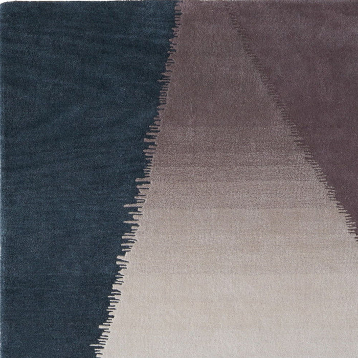 8' X 10' Geometric Hand Tufted Area Rug - Taupe