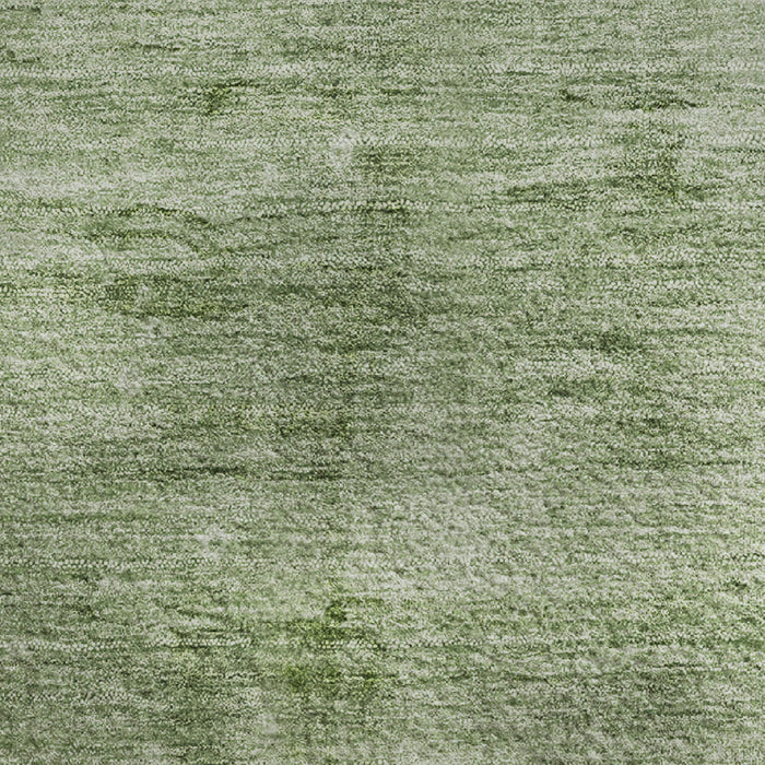 10' X 14' Abstract Washable Area Rug With UV Protection (706849) - Artichoke Green / Beige