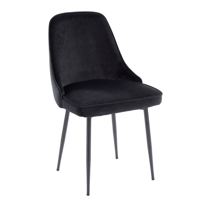 Marcel - Dining Chair (Set of 2) - Black Legs & Fabric