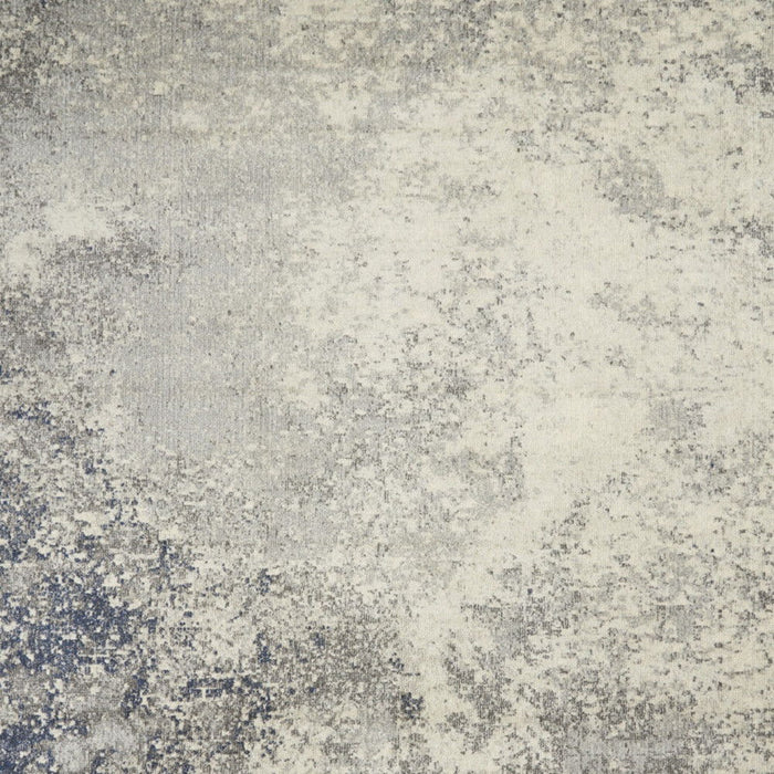 9' x 12' Abstract Power Loom Area Rug - Black