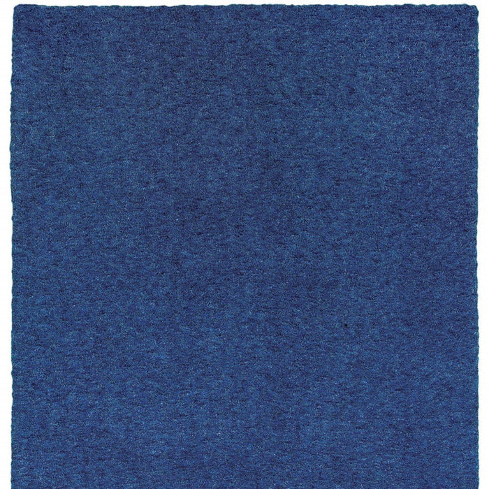 10' x 13' Shag Tufted Handmade Stain Resistant Area Rug - Deep Blue
