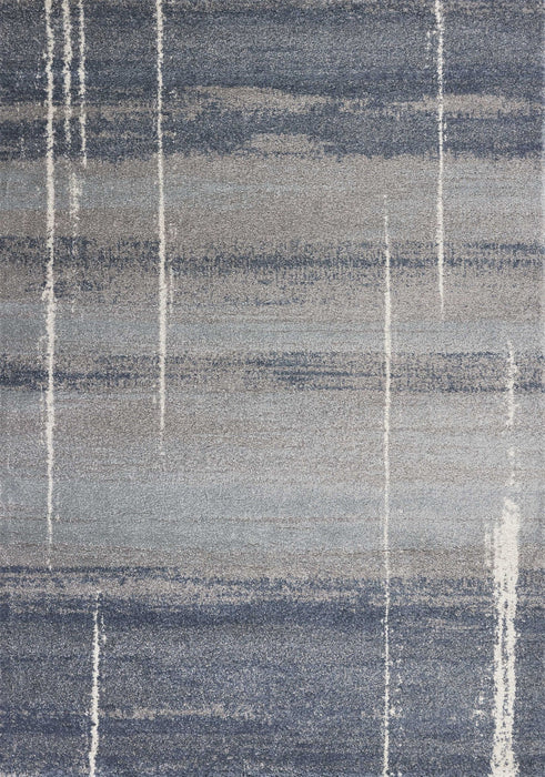 7' x 10' Polypropylene Area Rug - Blue