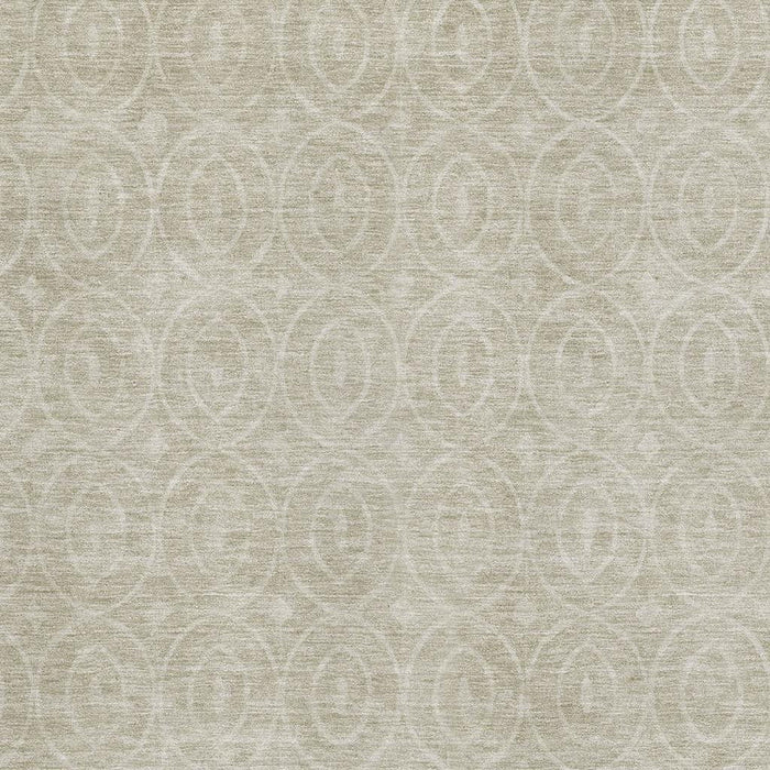 10' X 14' Geometric Washable Area Rug With UV Protection (691866) - Beige / Ivory