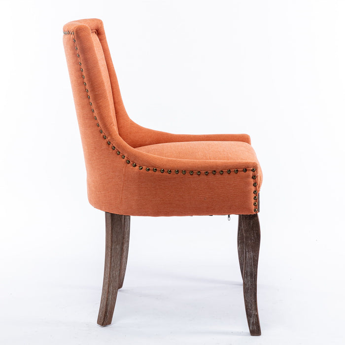 Ultra - Side Dining Chair, Nail Head (Set of 2)