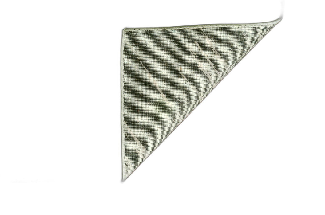 8' x 11' Machine Woven Abstract Brushstroke Indoor Area Rug - Silver Gray