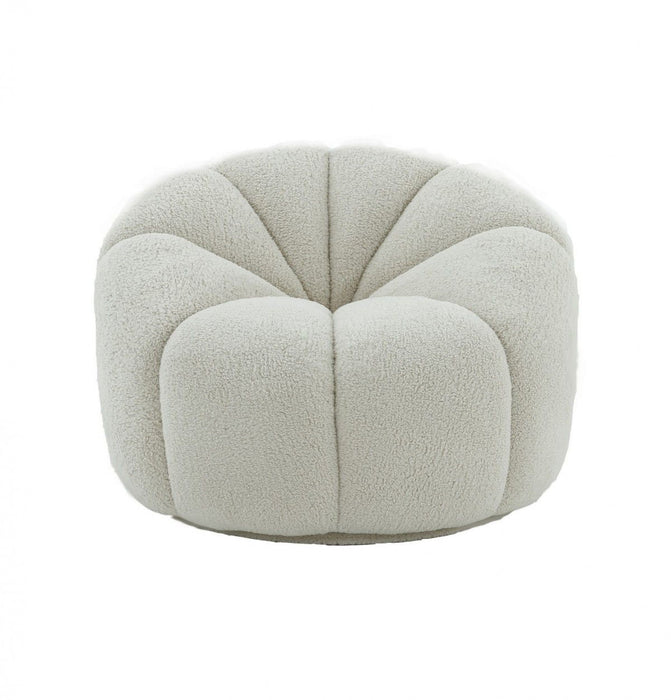 Sherpa Lounge Chair - White