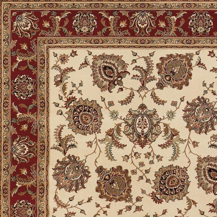 10' X 13' Traditional Oriental Area Rug - Ivory