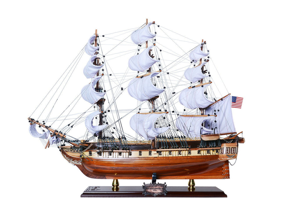 Hand Painted Model Boat (624636) - Light Brown