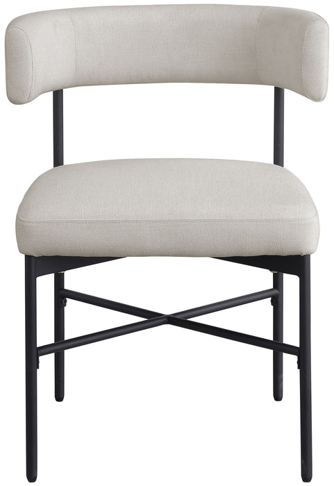Rivage - Durable Dining Chair With Black Frame (Set of 2)