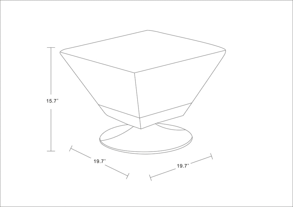 Manhattan Diamond - Accent Ottoman