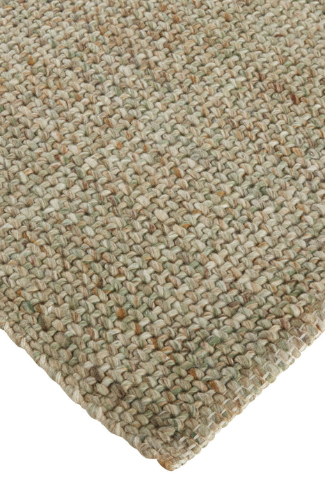 10' x 14' Hand Woven Area Rug - Green