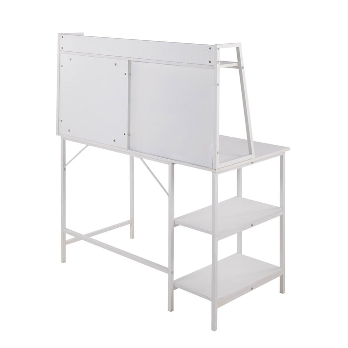 Geo - Shelf Contemporary Desk For Office
