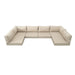 Giga outdoor deep seat cushions for patio furniture, back and seat cushion set for sectional outdoor furniture.