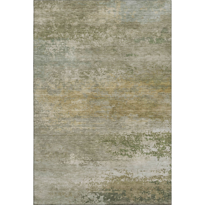 10' X 14' Abstract Washable Area Rug With UV Protection (717092) - Beige / Copper