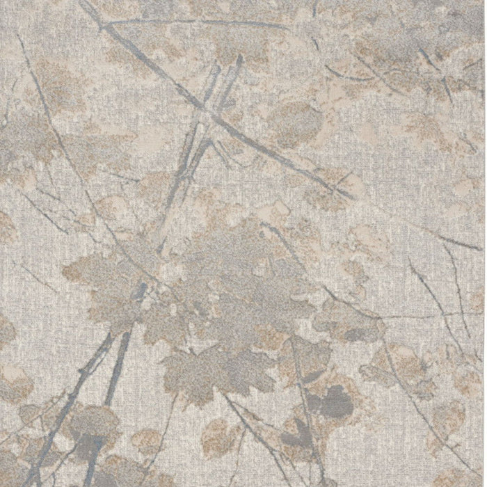 8' X 10' Abstract Power Loom Area Rug (573124) - Gray