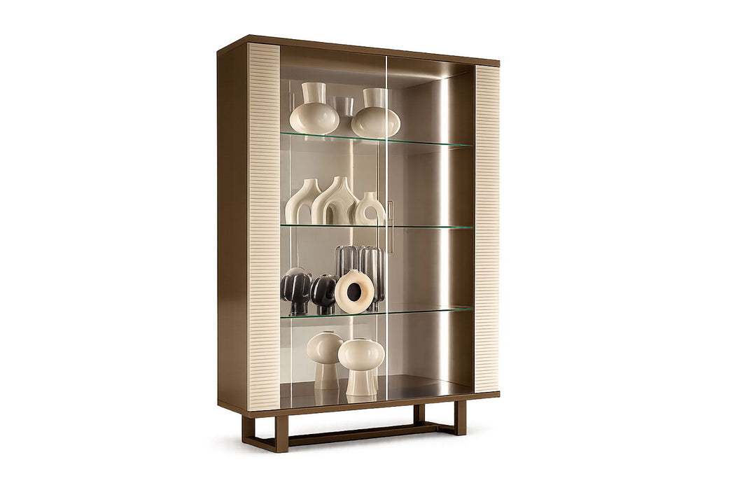 Linea - 2 Door China - Light Beige / Brown
