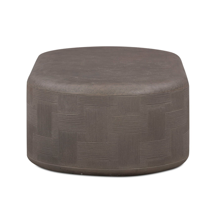 Surraya - Concrete Rounded Coffee Table