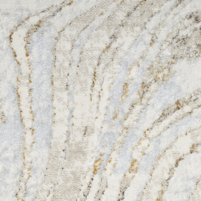 9' X 12' Abstract Area Rug (551434) - Gray