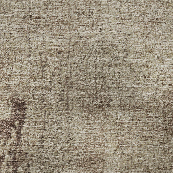 10' X 14' Abstract Washable Area Rug With UV Protection (707623) - Chocolate / Beige