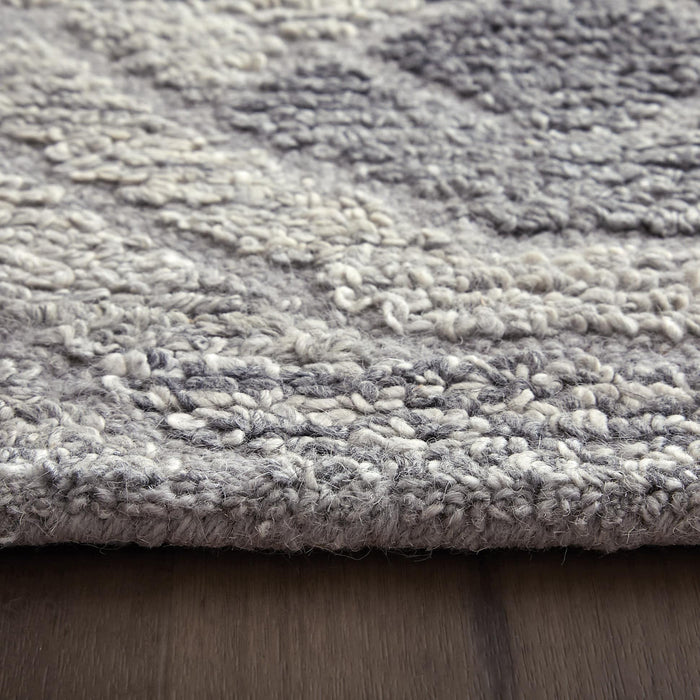 12' X 15' Abstract Hand Tufted Area Rug (744449) - Gray / Ivory / Taupe