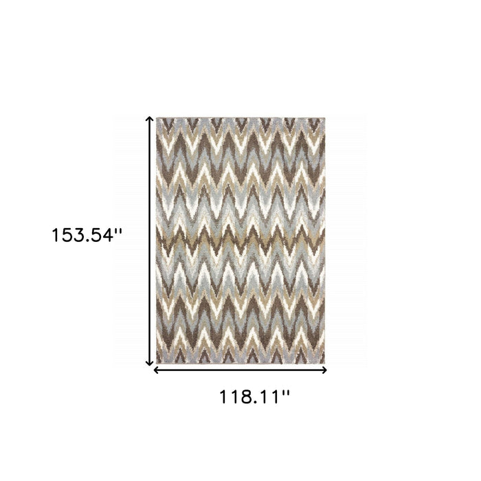 10' x 13' Dhurrie Area Rug - Taupe