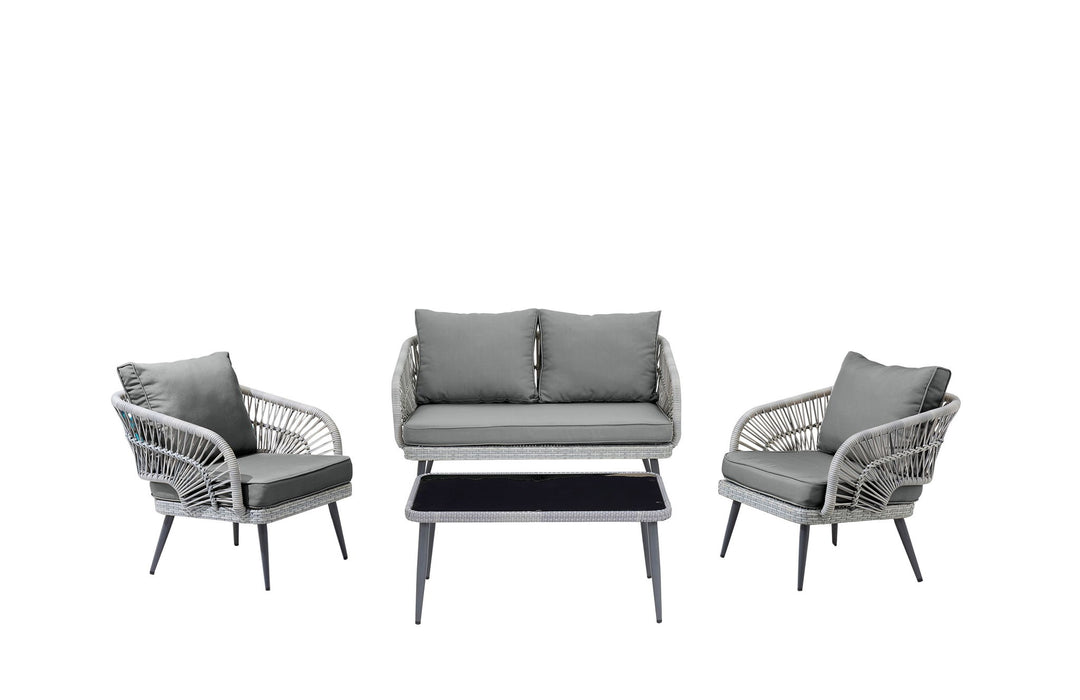 Manhattan Riviera - 4-Piece Conversation Outdoor Set